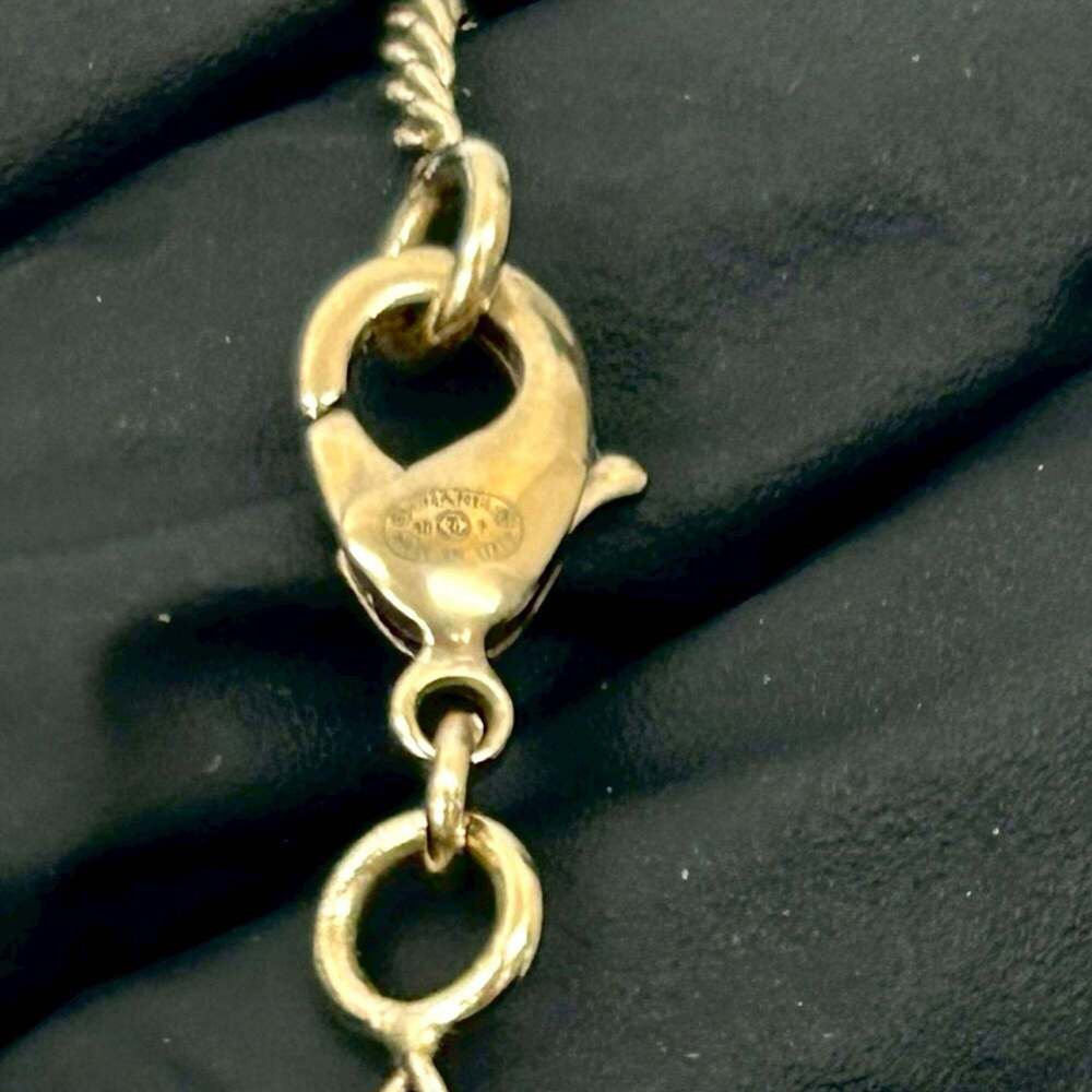 CHANEL Authentic Red Logo Necklace - Picture 2 of 6